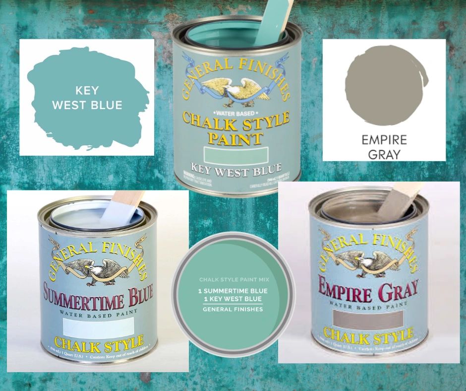 General Finishes Chalk Paint (Color Empire Gray, Size Quart)